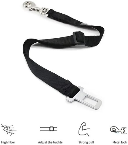 Pet dog seat belt adjustable - seat,
